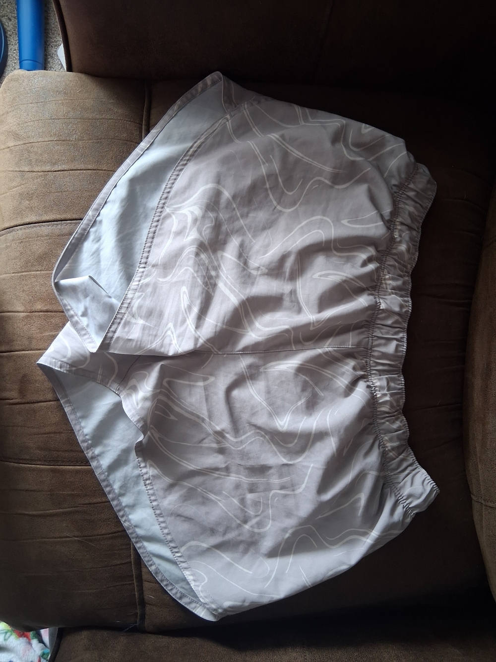 Women's Light Gray Athletic Shorts